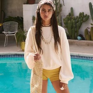 Beach Happy Pullover Free People Nilla Cream
